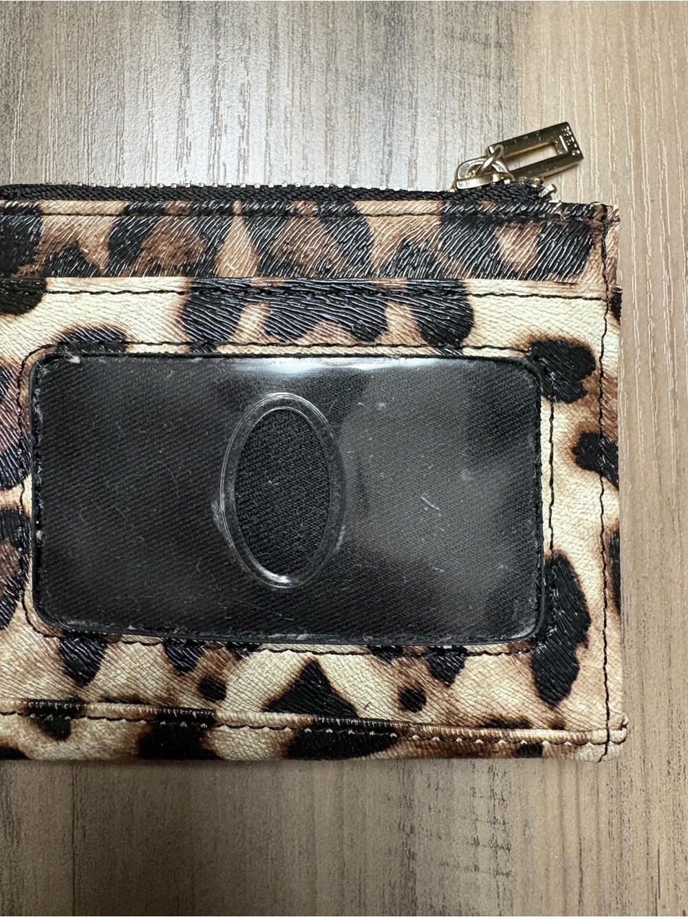 GUESS Leopard Print Card ID Holder Coin Wallet in Animal Y2K vibe - Picture 4 of 7